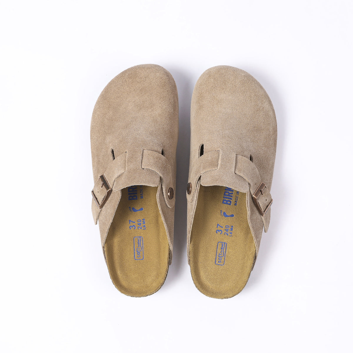 Birkenstock Boston Soft Footbed - Taupe