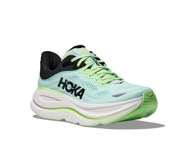 HOKA BONDI 9 Black/Green
