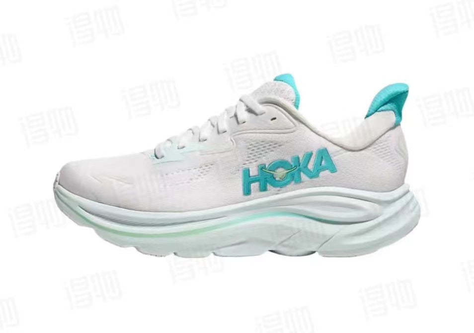 HOKA Clifton 10 White/Blue