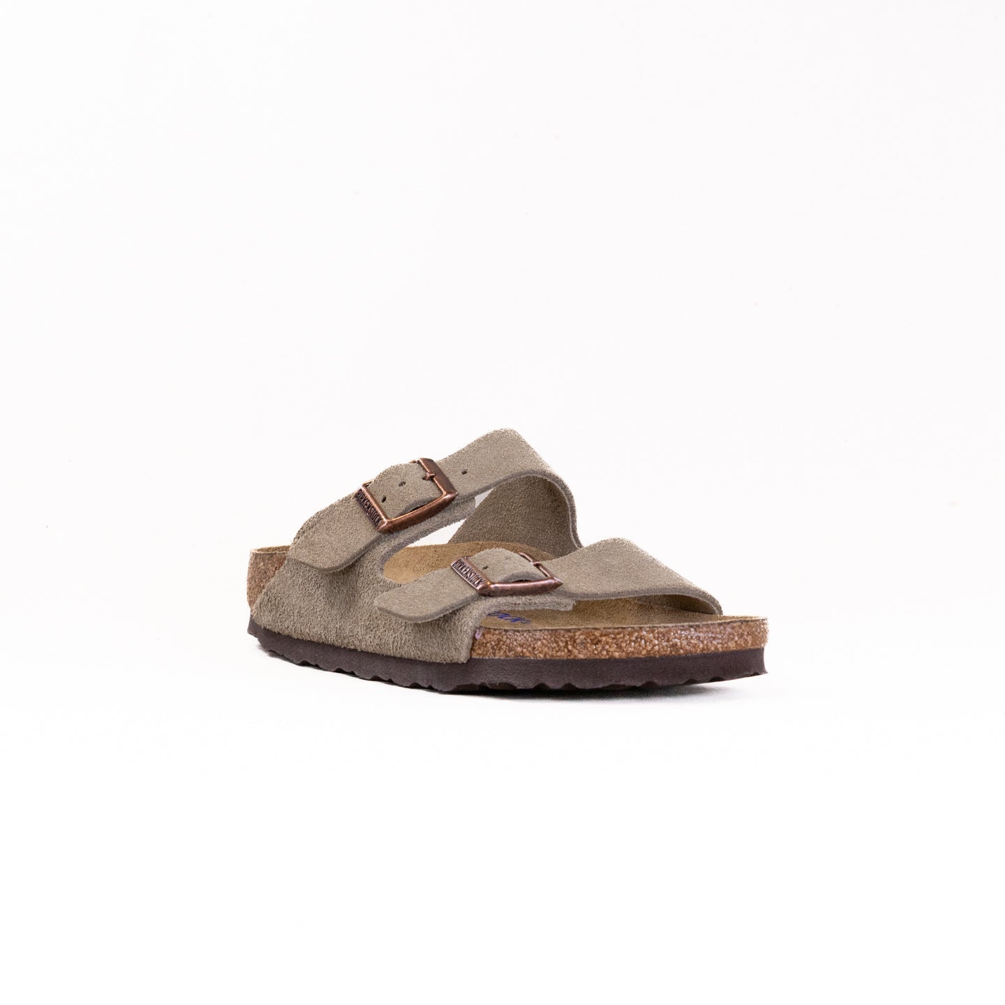 Arizona Soft Footbed Sandals – Taupe Suede