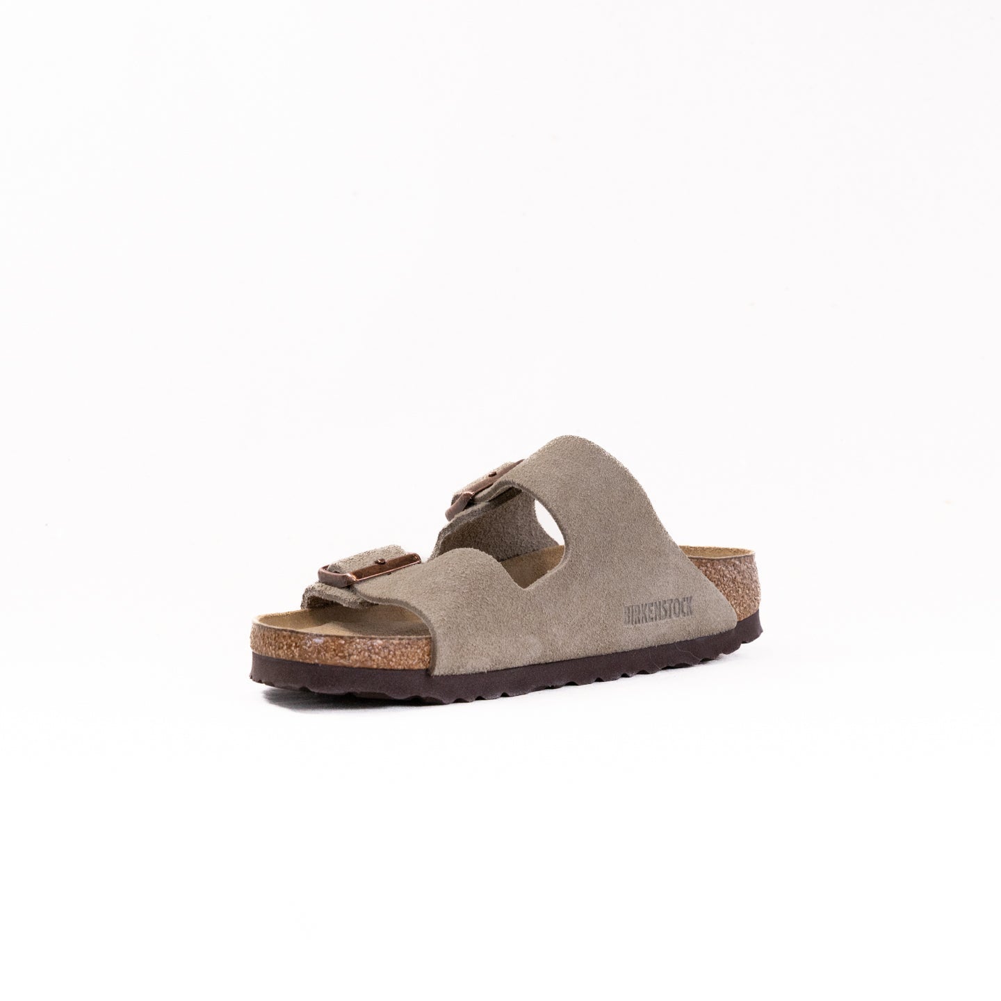 Arizona Soft Footbed Sandals – Taupe Suede