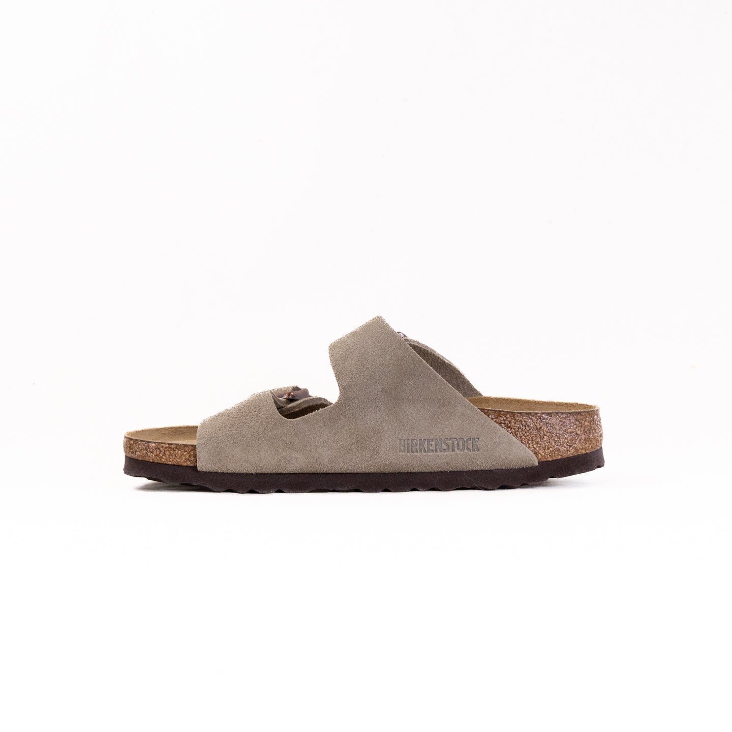Arizona Soft Footbed Sandals – Taupe Suede