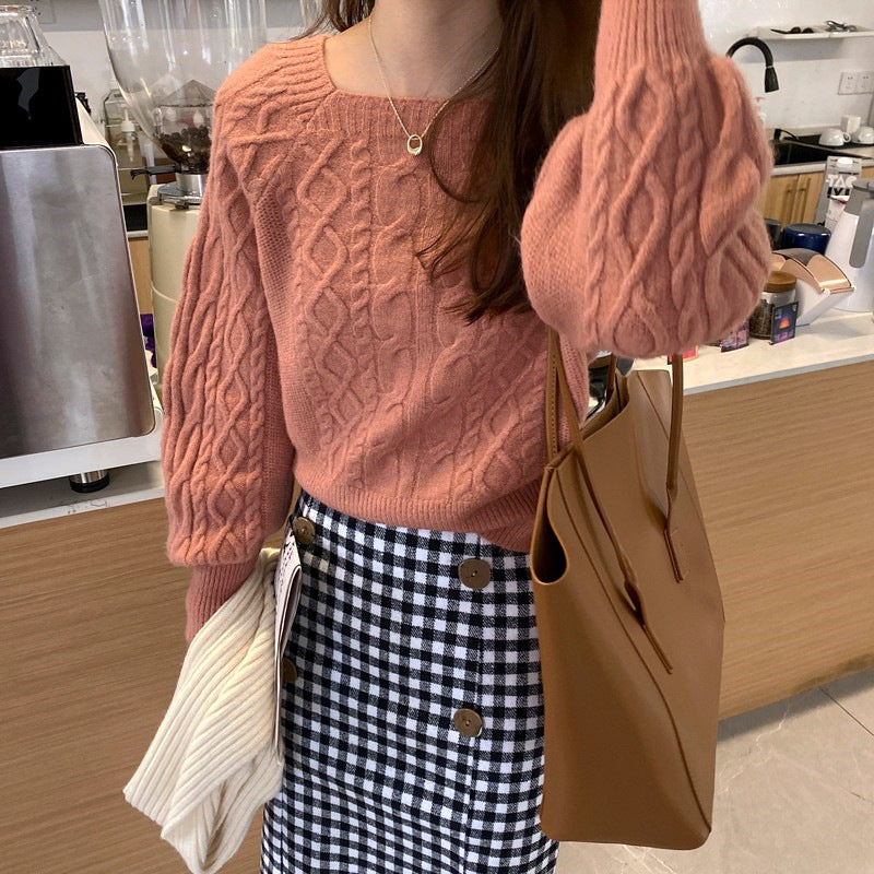Women's Pullover Sweater Winter Loose Sweater
