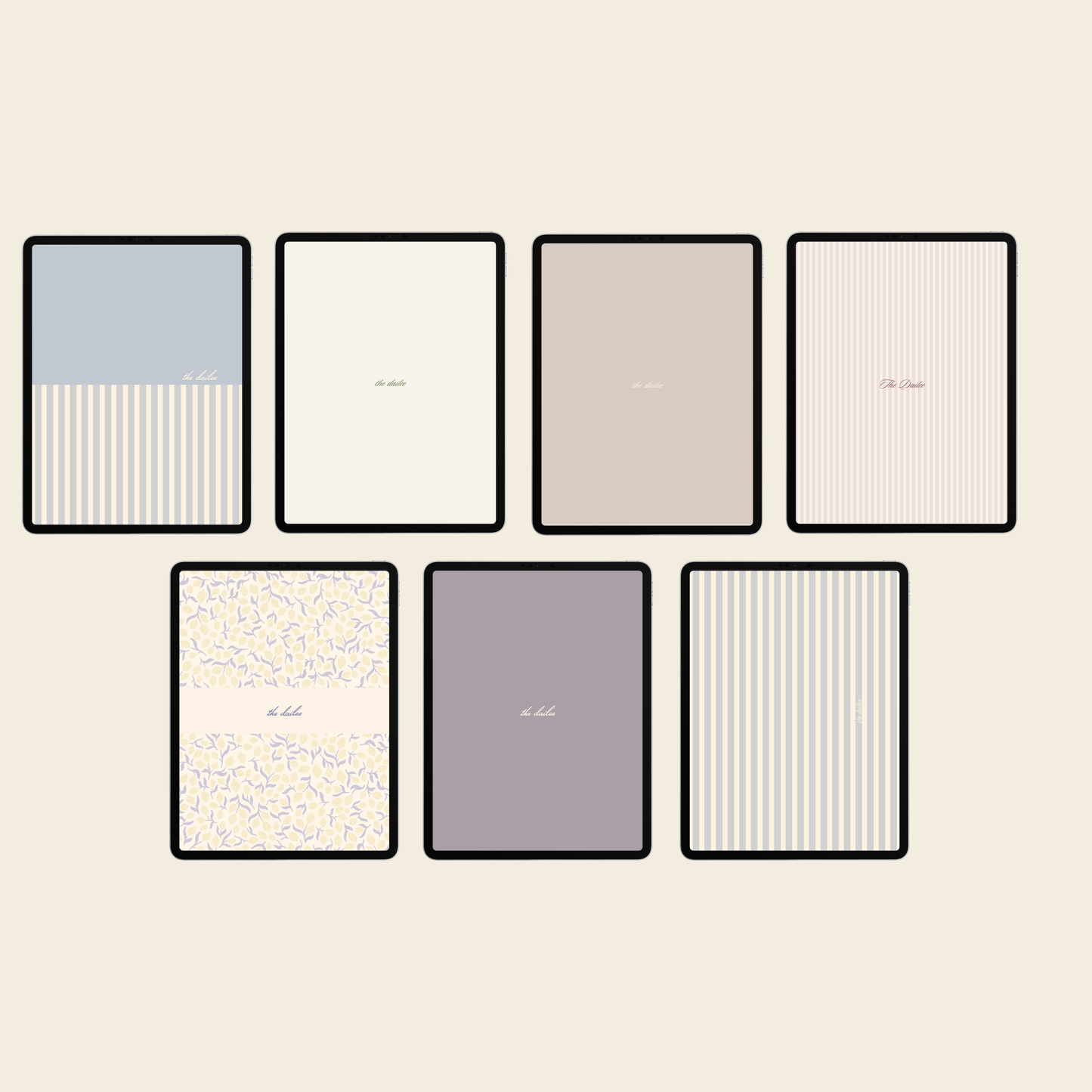 Undated Digital Planner Bundle for Moms